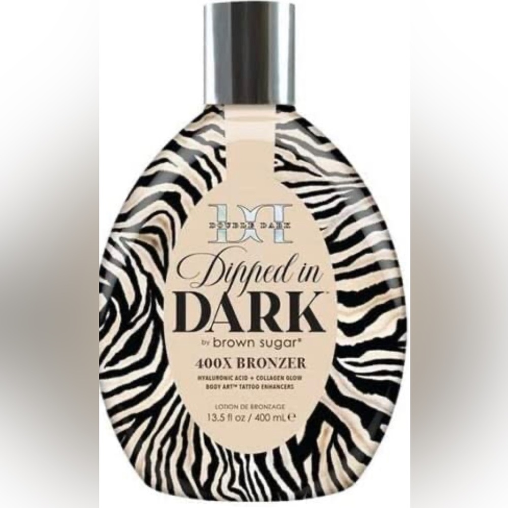 Brown Sugar Double Dark Dipped in Dark 400X Bronzer Tanning Bed Lotion 13.5 oz
